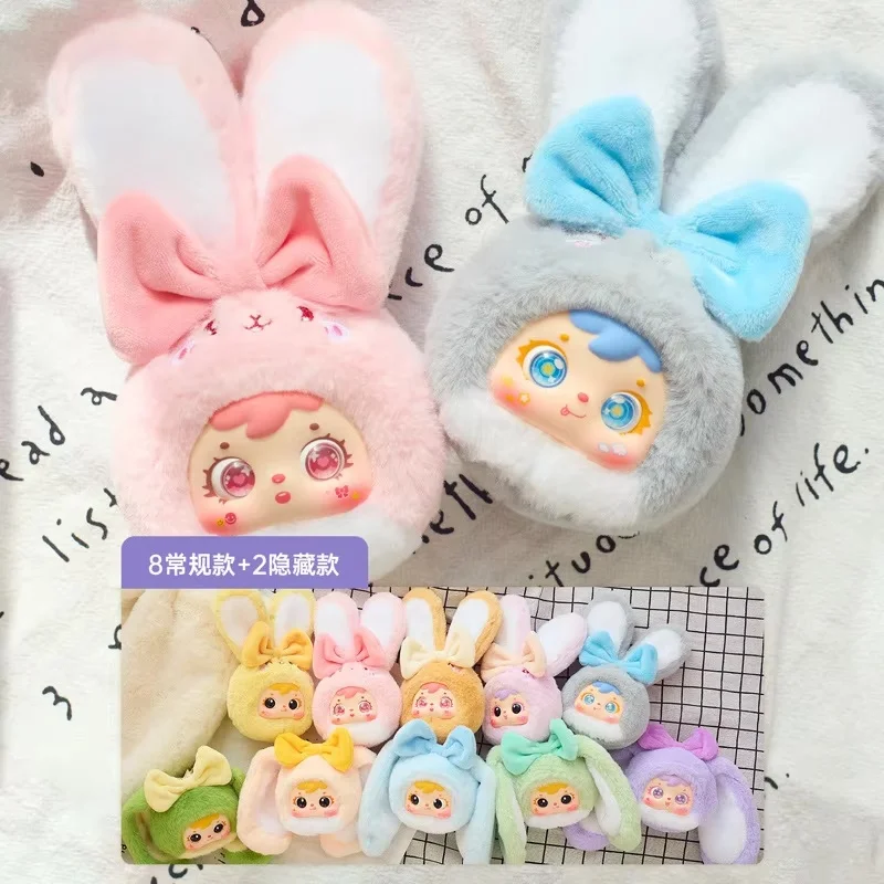 

Samuel Colorful Little Rabbit Series Vinyl Face Plush Blind Box Bag Pendant Decoration Trendy Toys Mystery Box Surprise Gift