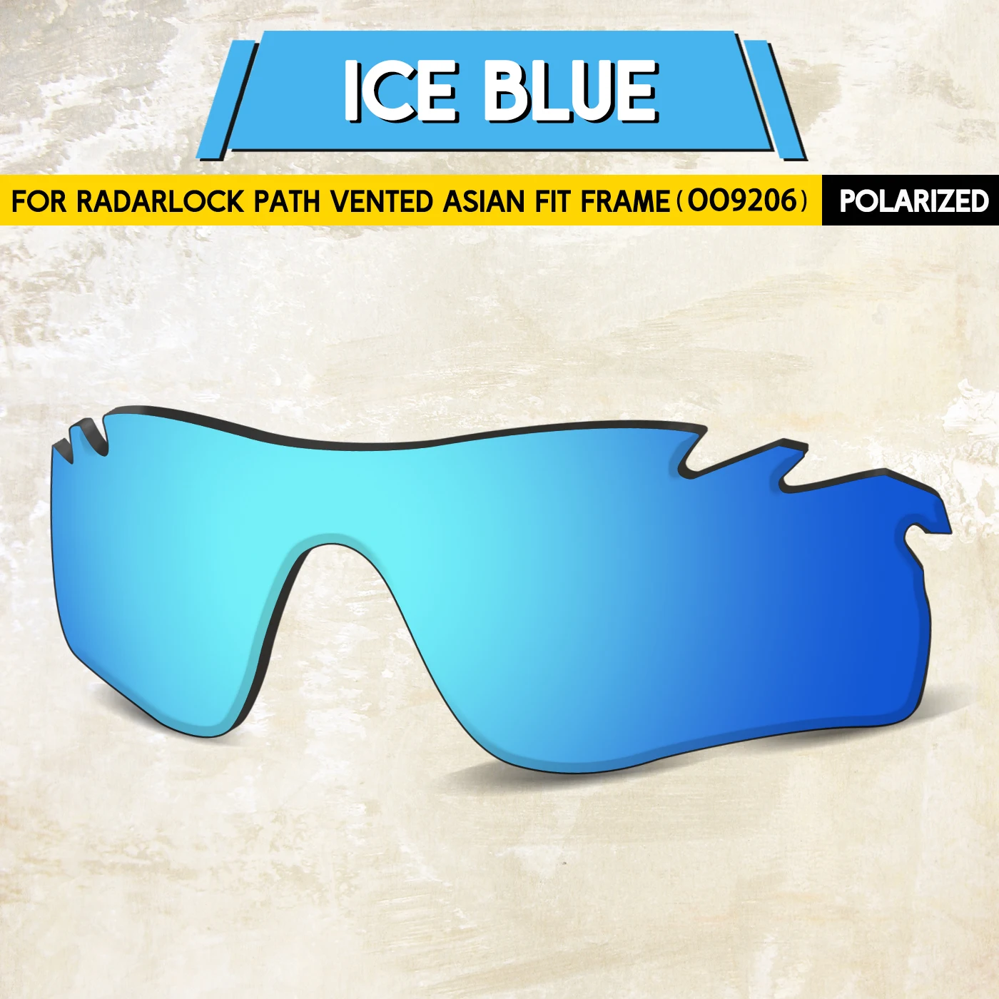 

Premium Polarized Replacement Lenses for Oakley RadarLock Path Vented Asian Fit OO9206 Sunglasses –100% UV Protection