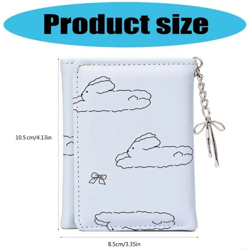 Stylish Korean Rabbit and Bows Wallet for Fashion Ladies PU Leather Purse 547A