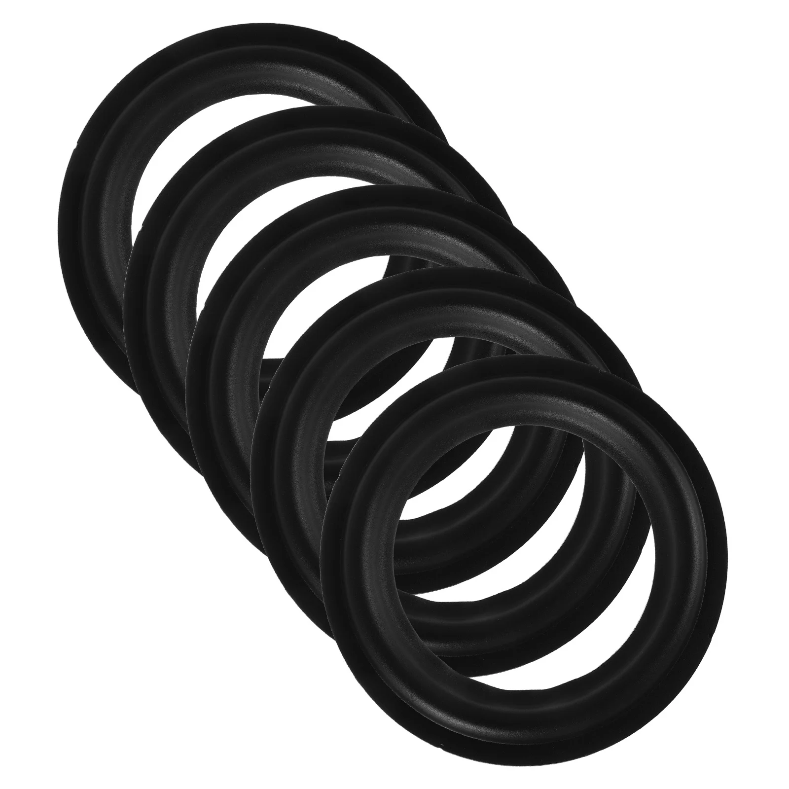 5 قطعة حلقات محيطية مكبر الصوت 4.5 بوصة حافة مطاطية استبدال طقم تصليح لأنظمة الصوت المنزلية المهنية #5