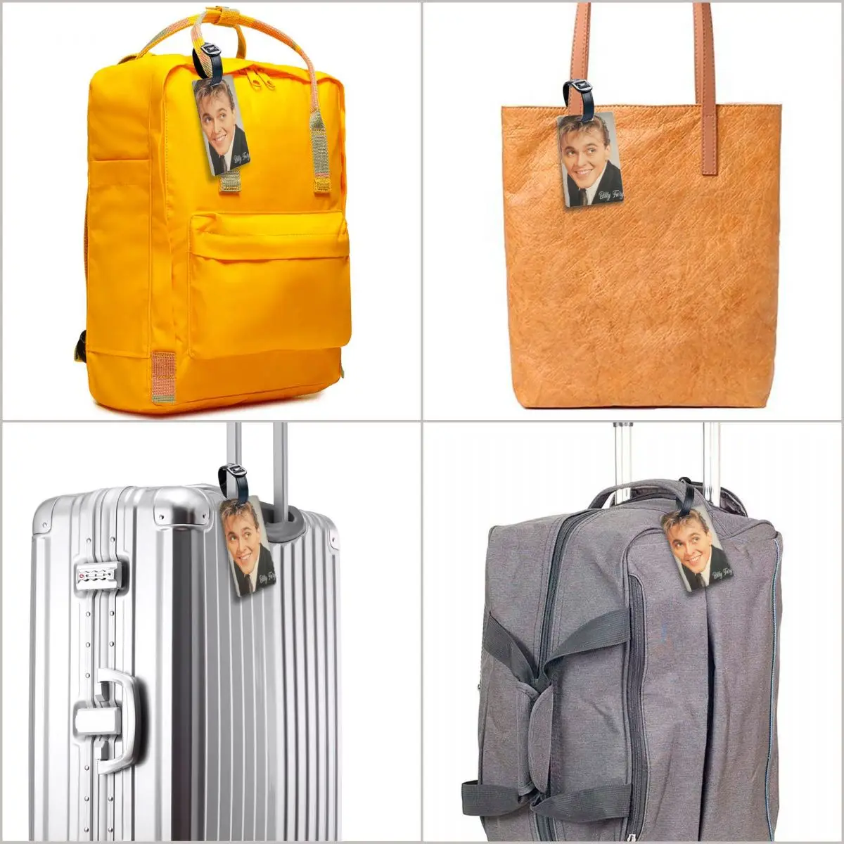 بيلي فيوري علامات الأمتعة حقيبة الملحقات السفر المحمولة الأمتعة الصعود علامة التسمية حامل معرف اسم العنوان #6