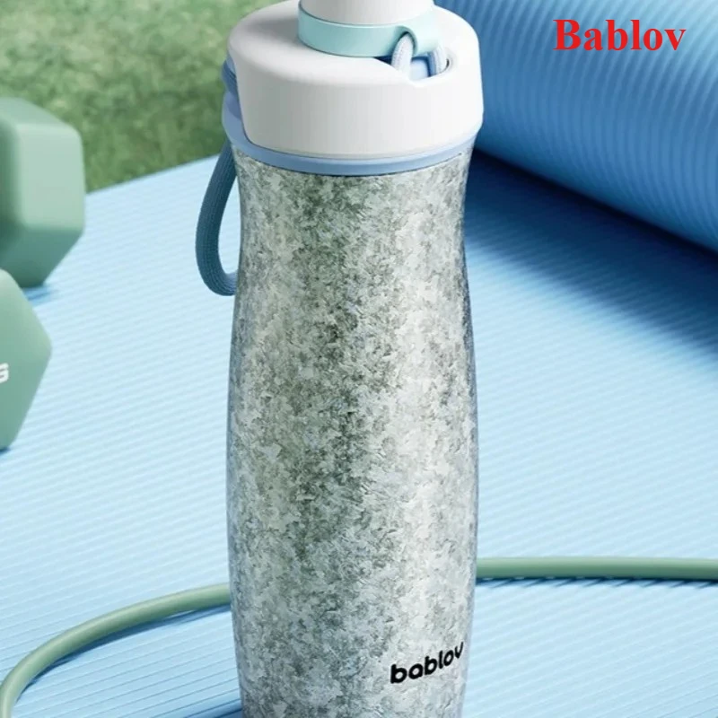 

Bablov Pure Titanium Insulated Cup Men's Portable Sports Cup Women's Titanium Flasks Outdoor Cycling Mountain Climbing Water Cup