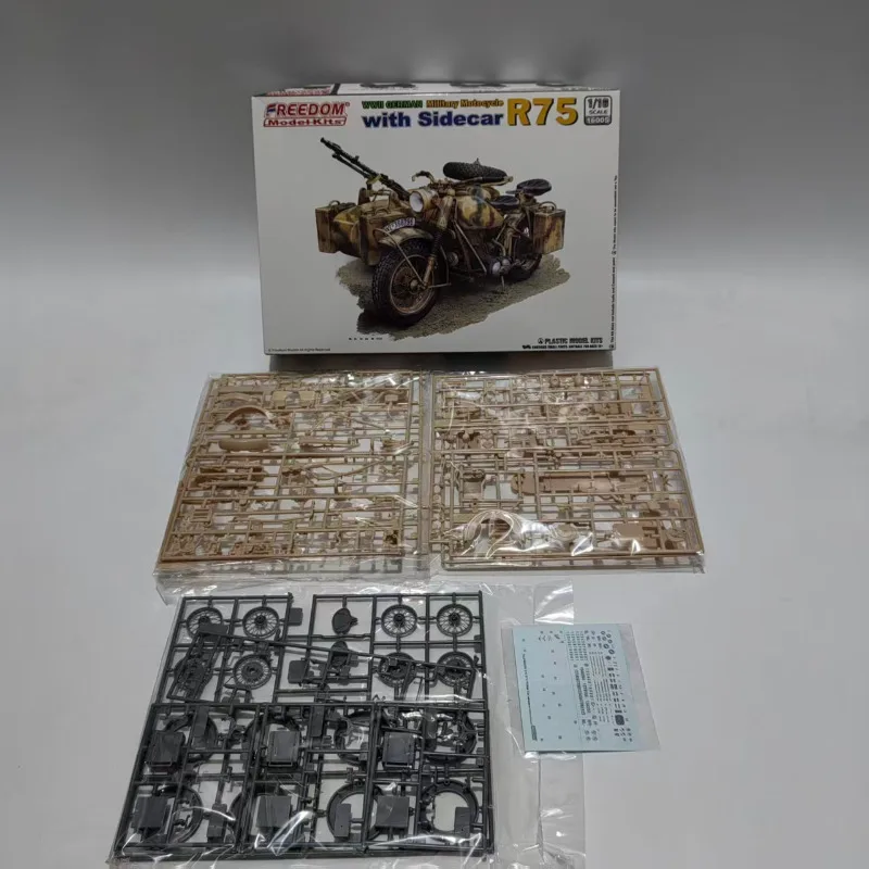 

Комплект пластиковой модели Freedom для сборки 16005, немецкий военный мотоцикл времен Второй мировой войны, масштаб 1/16