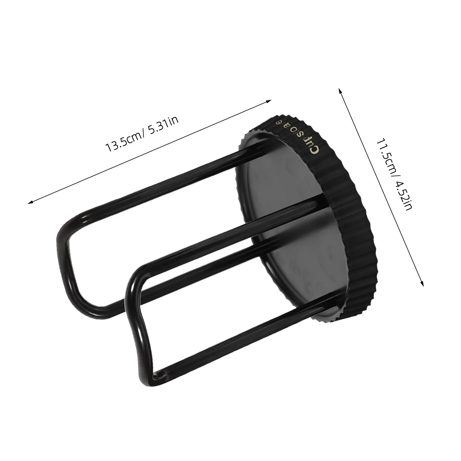 2Pcs Disposable Cup Holder ABS Paper Cup Organizer Rack for Coffee Shop Restaurant Bar Countertop Storage Stand
