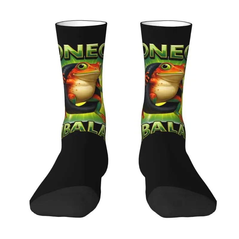 Custom Italian Brainrot Dress Socks for Men Women Warm Funny Novelty Animals Cartoon Crew Socks