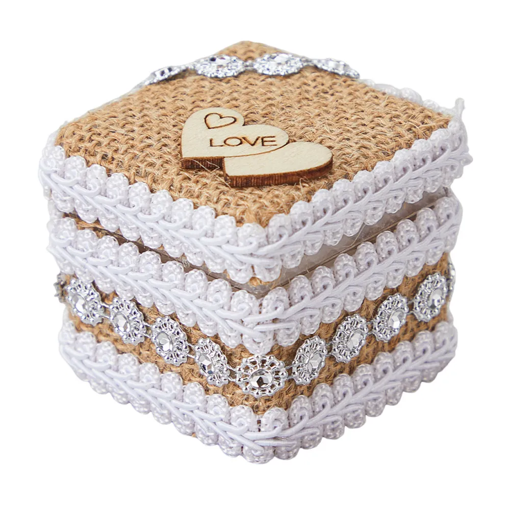 Kotak Cincin Pernikahan Rustic - Ring Bearer Pillow ulasan dan harga