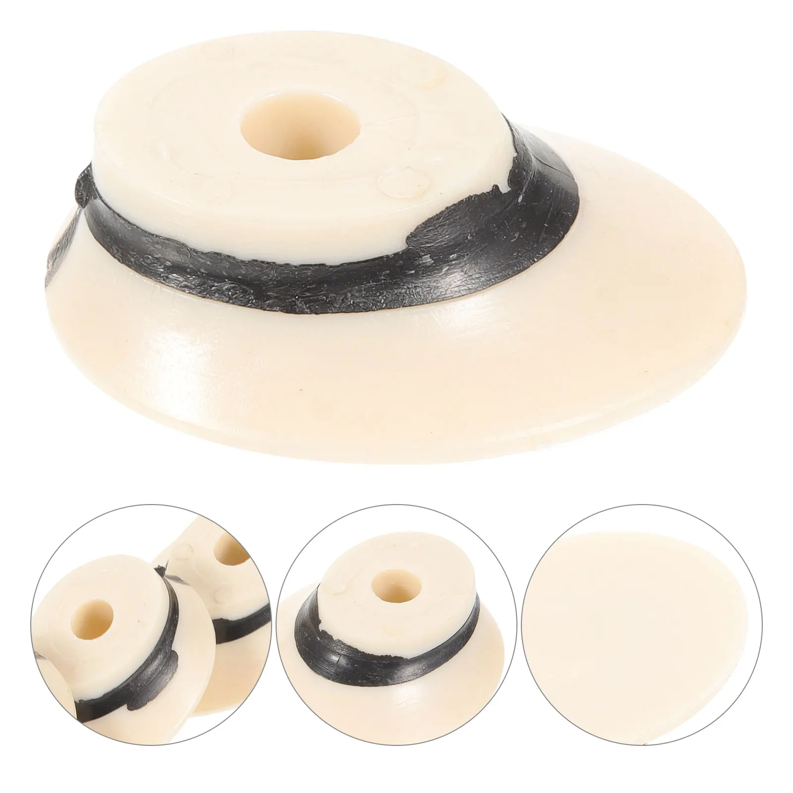 

Musical Instrument Pole Heads Erhu Chinese Repair White Bone Meal Mixed with Bakelite