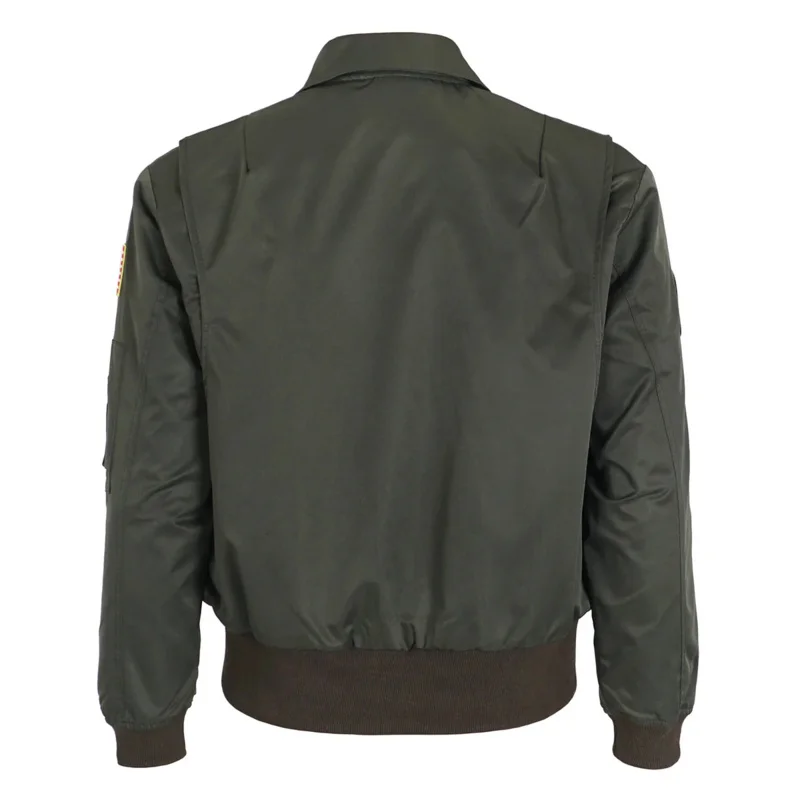 Giacca Top Gun Maverick Bomber Cosplay Giacca da pilota Giacca con cerniera