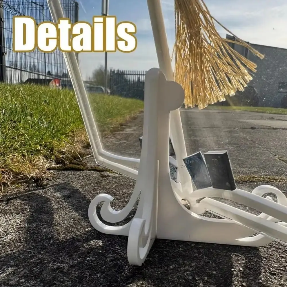 

Акриловая книжная полка, декор для дисплея, практичная подставка для книг, черная/белая прозрачная вертикальная полка для организации, подарок