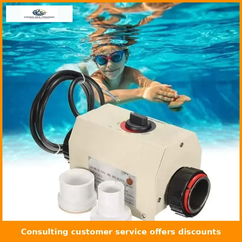 Stainless Steel Swimming Pool Heater Heated Waterfall Shower System Spa Pool Electric Water Heater