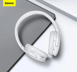 Baseus D02 Pro cuffie Bluetooth Wireless auricolari Stereo HIFI cuffie sportive pieghevoli con cavo Audio auricolari Bluetooth