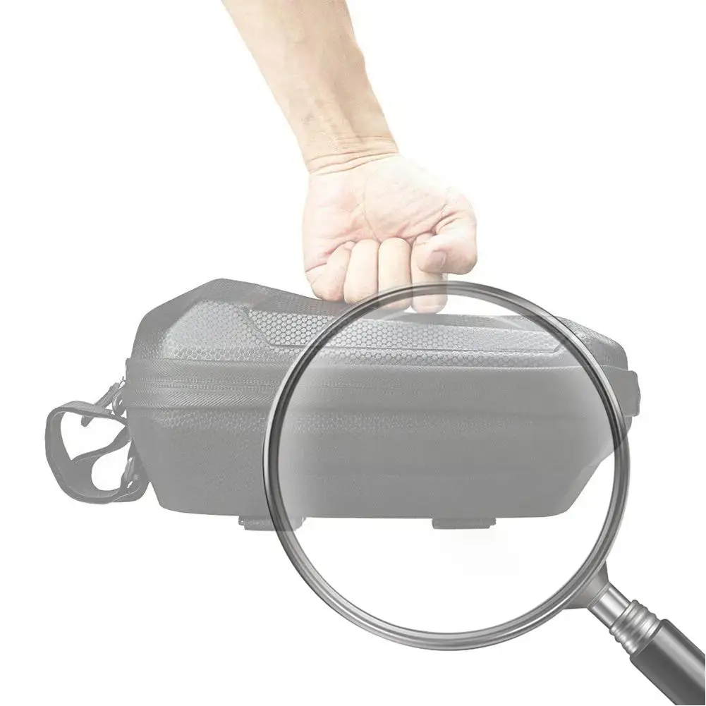 

Multi-pocket 4L Scooter Handle Bar Bag Waterproof EVA Hard Electric Folding Bike Bicycle Head Bag Scooter Parts