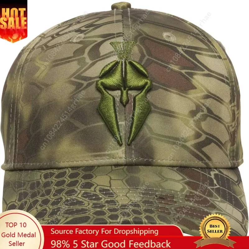 

Kryptek Spartan Logo Hat Embroidered Adjustable Snapback Hat Fashion Cotton High Quality Fashion Outdoor Truck Hats