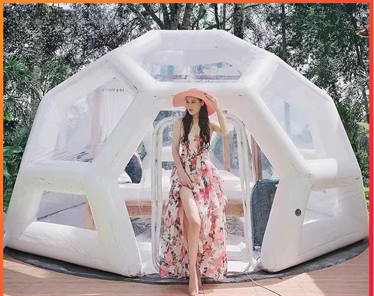 

Outdoor inflatable tent Douyin double-layer portable spherical Internet celebrity bubble house sun room B & B camping starry sky
