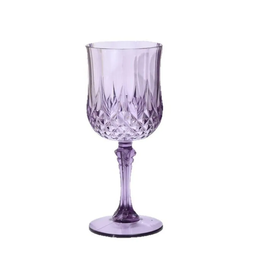 New Plastic Champagne Flutes Reusable Outdoor Picnic Tall Wine Glasses Shatterproof Wine Cups for Wedding Party Birthday