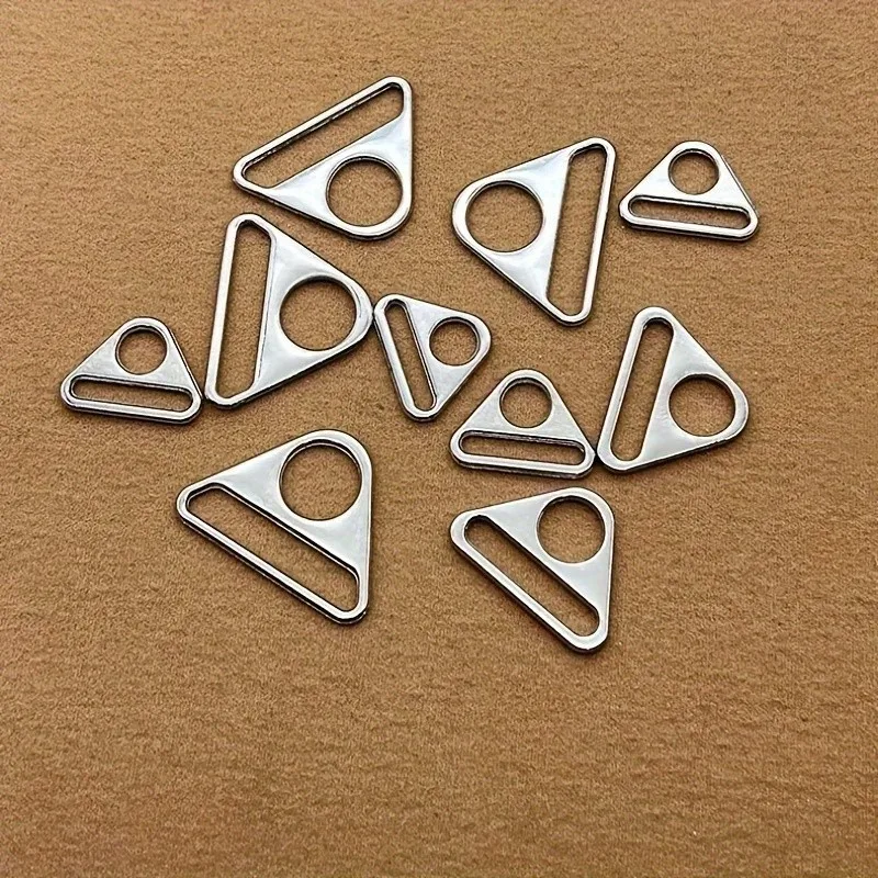 Durable Rust Resistant 38mm Tri-Glide Sliders, 7 pcs, Luggage Strap Repair, Smooth Edge Finish for Backpack Strap Adjusting