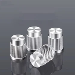 4Pcs New Aluminium Alloy Car Tire Valve Stem Cap Tire Wheel Stem Air Valve Caps For Truck Motorcycle Bike Car Accessories