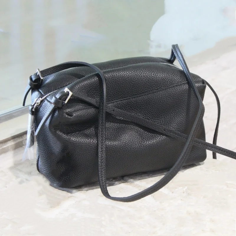 

Summer Genuine Leather Underarm Shoulder Bag Women's Crossbody Bags with Small Square Design 2026 New Trendy Ladies Handbags