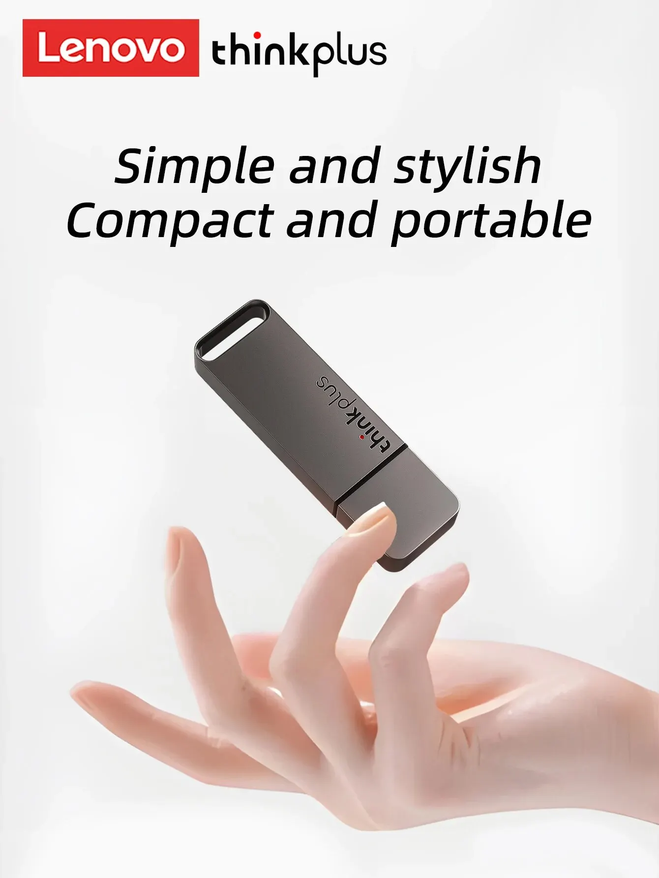 Lenovo TU100 USB Flash Drive 3.1 32GB 64GB 128GB Pen Drive, USB Stick 256GB High-Speed Flash Drive Waterproof Memory USB Stick