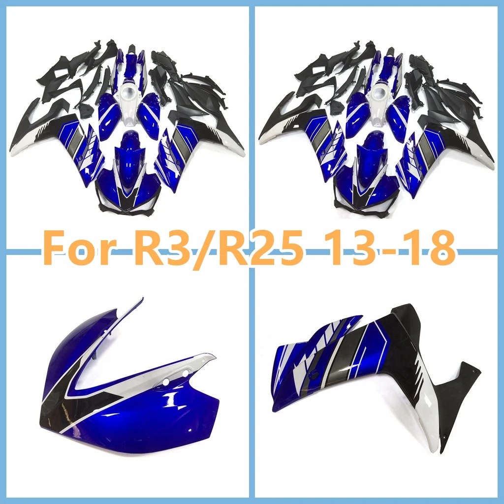 

100% Fit Injection Fairings Kit for 2013 2014 2015 YAMAHA YZFR3 2016 2017 2018 YZFR25 13-18 R3 R25 Sportbike Motorcycle Bodykit