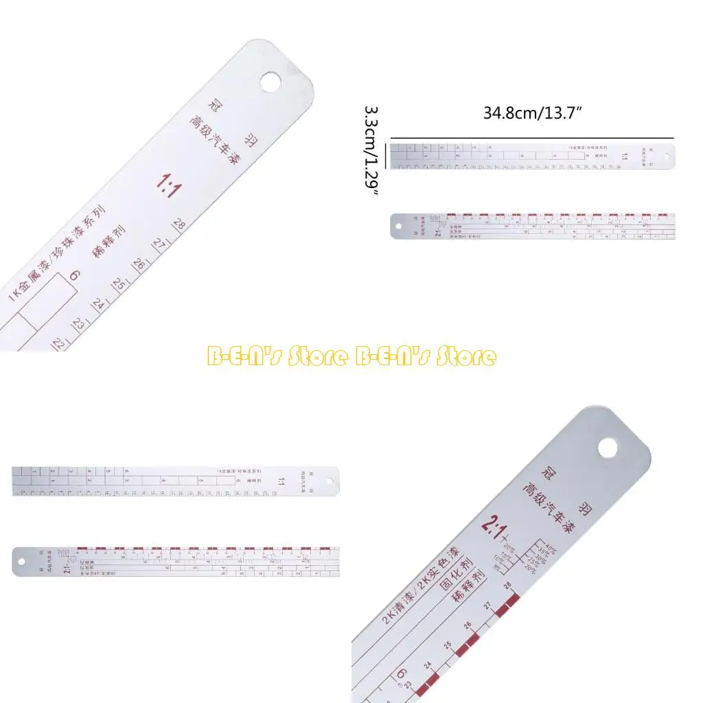

Y1AD Профессиональное правило для смешивания красок Облегченное правило нескольких пропорций