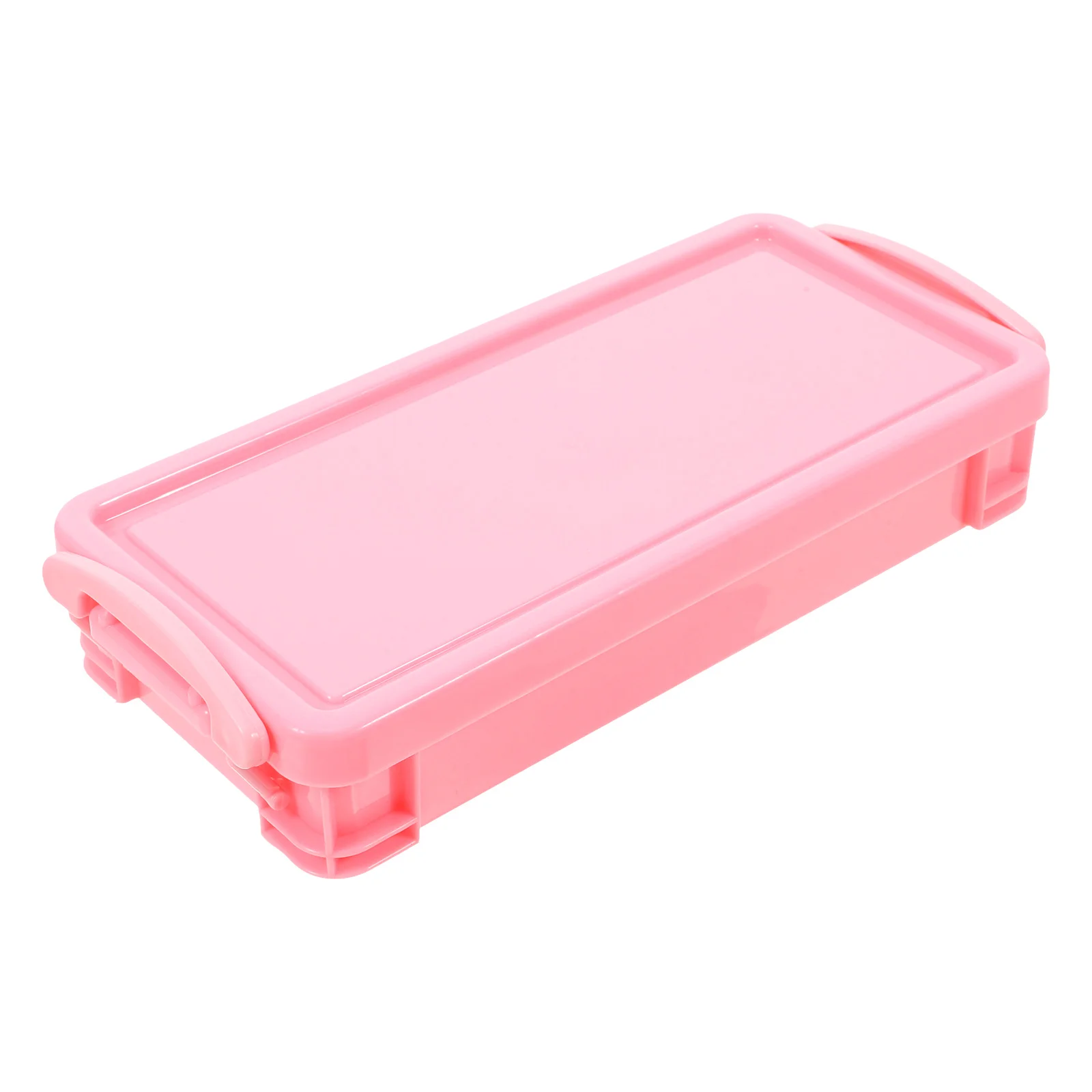

Plastic Pencil Storage Box Lid Stackable Design for School Office Desk Organization Pencil Box for Office