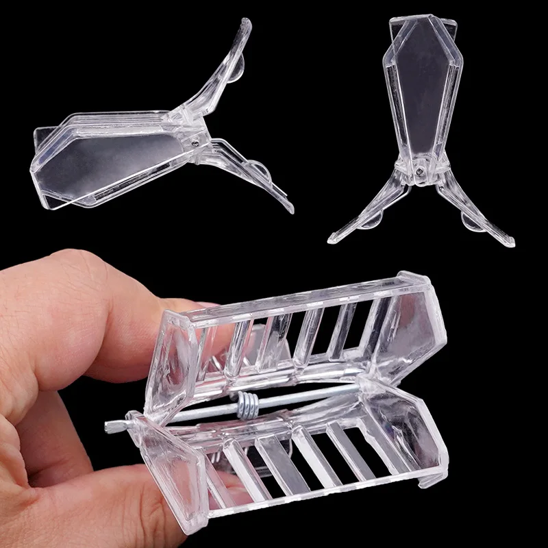 4pcs Bee Queen Cage Transparent Plastic Clip Cage Bee Catcher Box Beekeeping Equipments Tools Beekeeper Equip Isolation Room