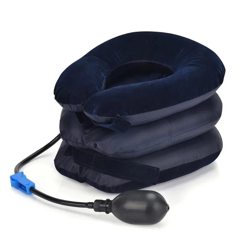 

Neck Stretcher Inflatable Air Neck Traction Apparatus Device Soft Neck Cervical Collar Pillow Health Care Cervical Support Pillo