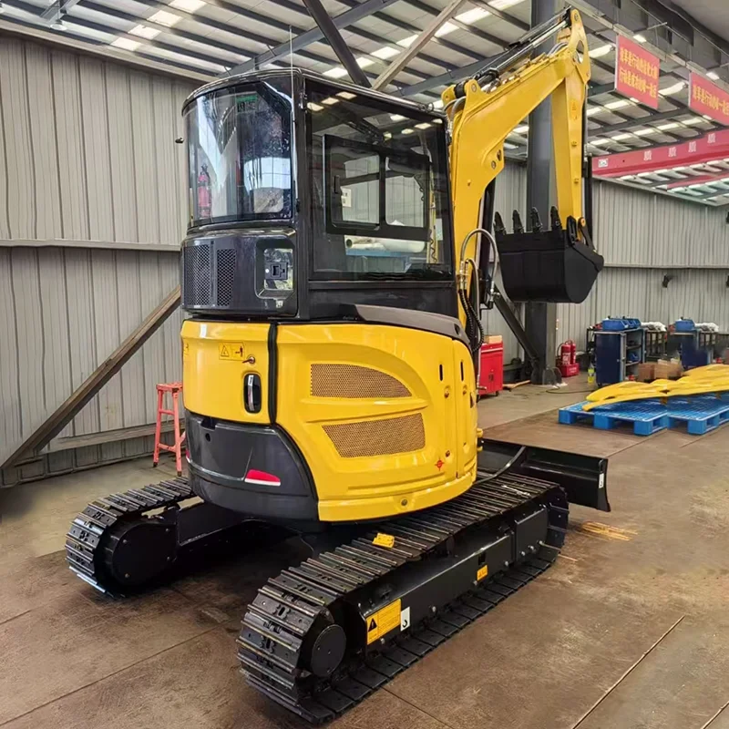 Customized 3.5 tons mini excavator personalized digging depth/arm length/power type, delivery to EU/US and other countries