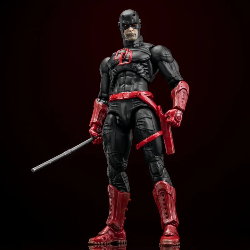 

1/10 -Fleftoys Black Super-Duper Classic Murdock Action Figure Movable Body Design Collection Model Desktop Toy Christmas Gift