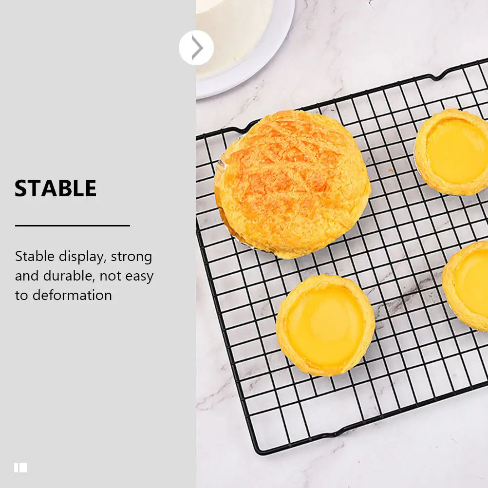 

Набор из 2-х антипригарных решеток для охлаждения выпечки, прямоугольные, многофункциональные, для хлеба и гриля