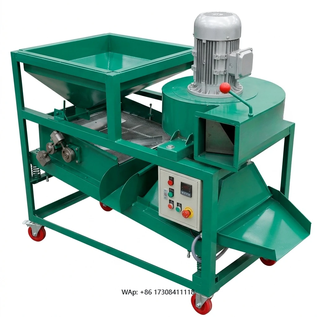 

Vibrating Sieve Seed Sorter Stainless Steel Seed Cleaner for Almond Pumpkin Seed Oil Plant