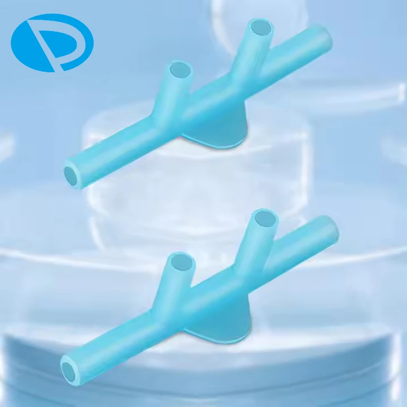 100% Food Grade Soft Silicone Nasal Pipette Plastic Recyclable Desktop Hydrogen Water Cannula Tube