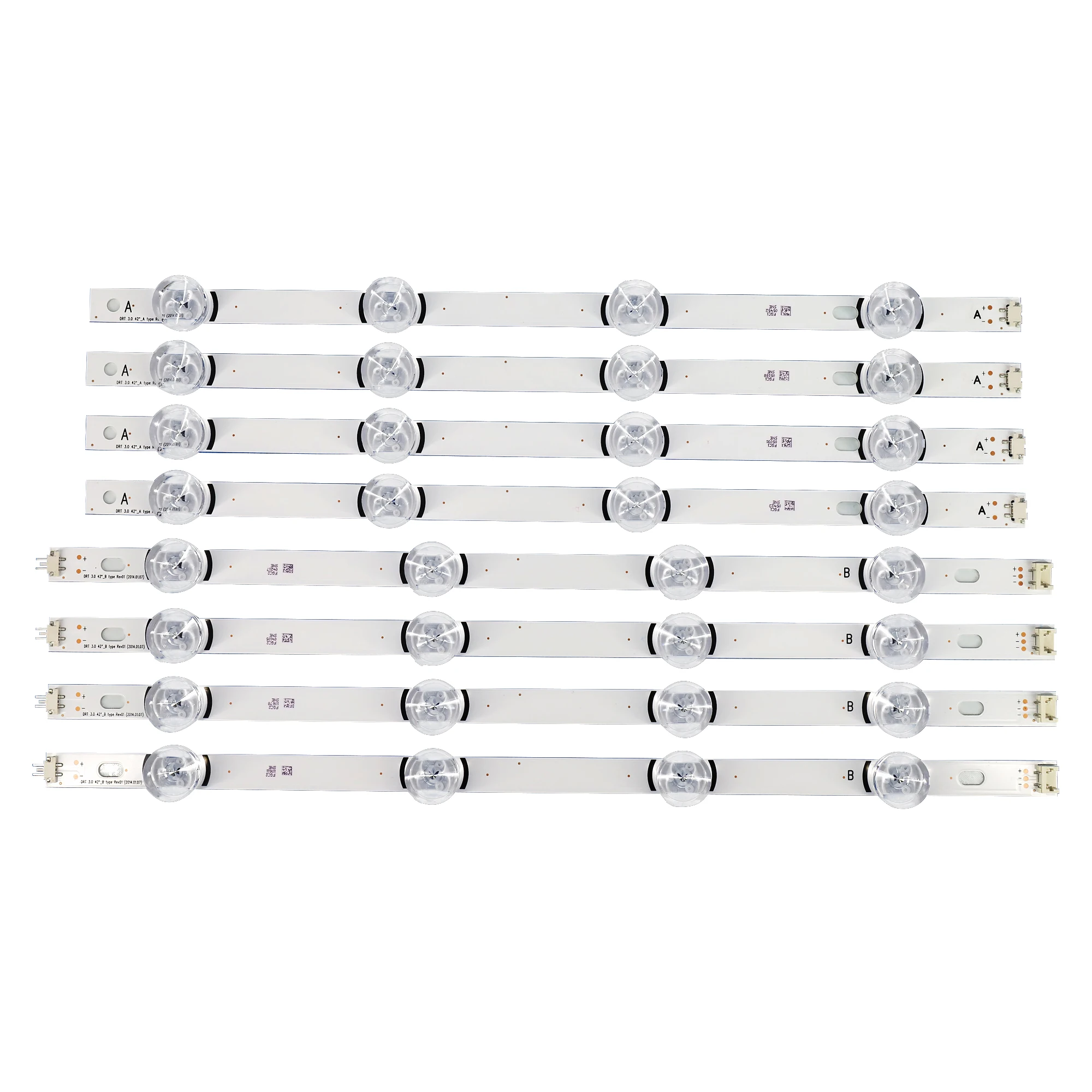 New40pcs/set LED Strip Replacement For LG LC420DUE 42LB5500 42LB5800 42LB560 INNOTEK DRT 3.0 42 Inch A B 6916L-1710B 6916L-1709B