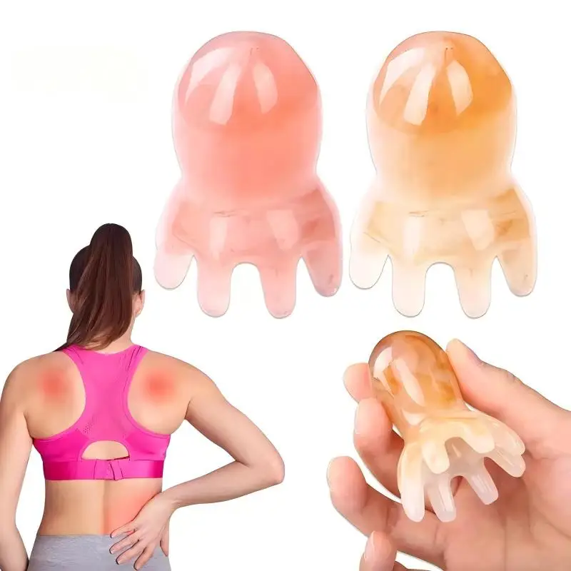 

Восьмиугольная массажная расческа из смолы, соскабливание меридианов, массажная щетка для кожи головы, спа-скребок, массажная расческа для снятия усталости, массаж