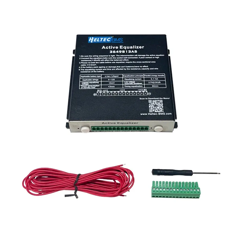 5A 8A Active Balance Li-ion LiFePo4 Equalizer Balancer 4-24S BMS Battery Pack Storage Energy Transfer Capacitor view 5