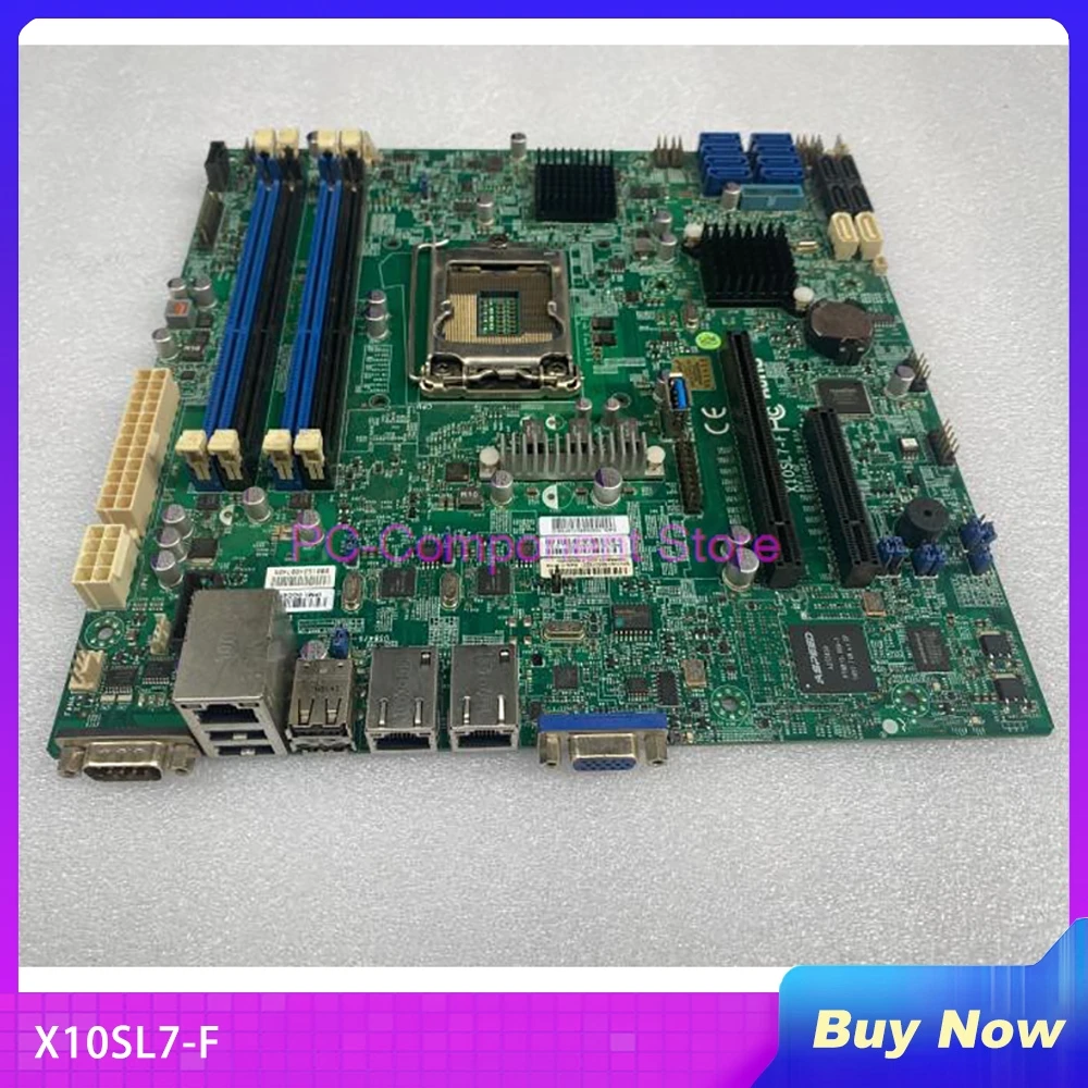 X10SL7-F For Supermicro High Performance Server Motherboard E3-1200 v3/v4 4th Gen. Core i3 ECC 8x SAS2 (6Gbps) LGA1150 DDR3