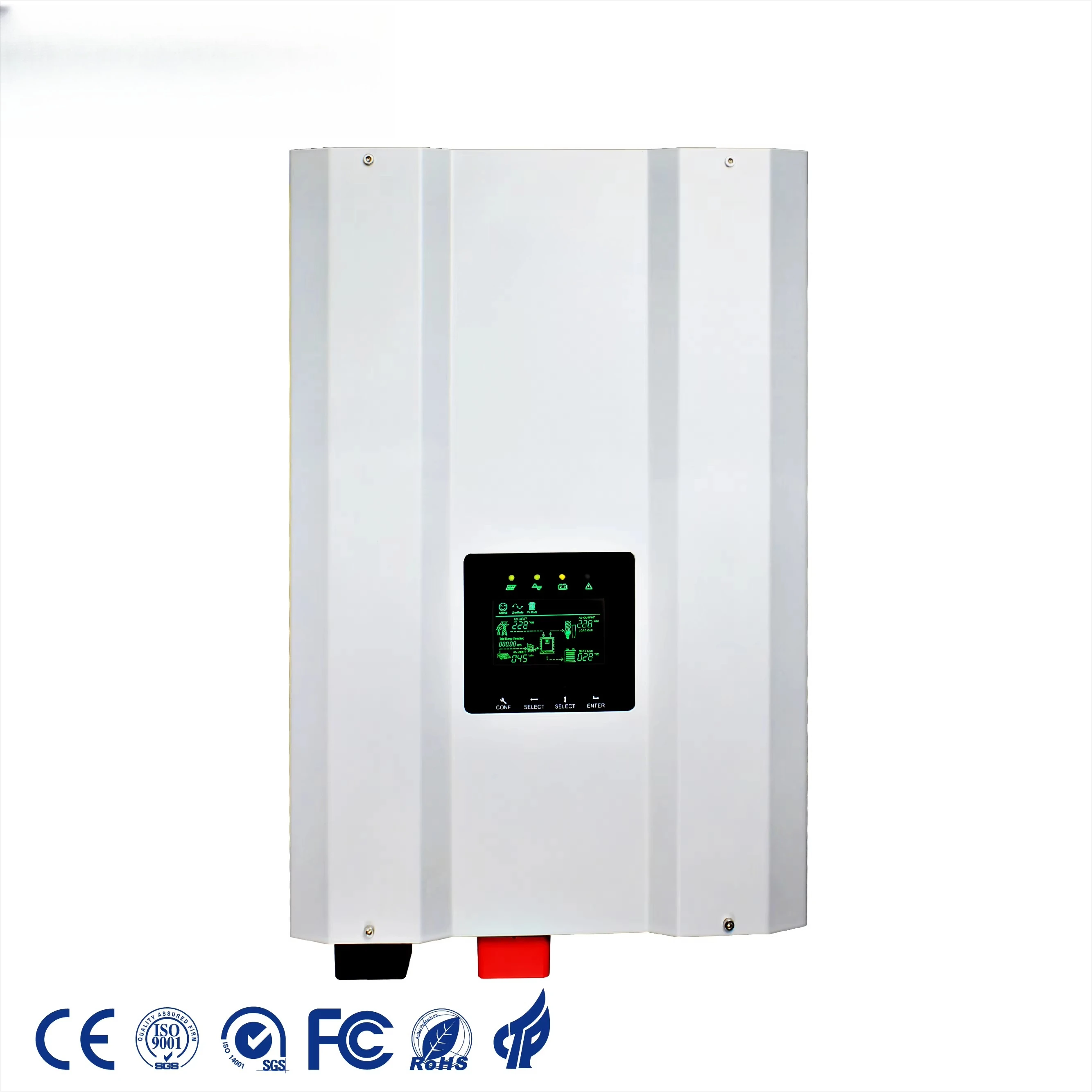 10KW MPPT العاكس للطاقة الشمسية مع النظام الشمسي الهجين بطارية ليثيوم أيون نظام الطاقة الشمسية #2