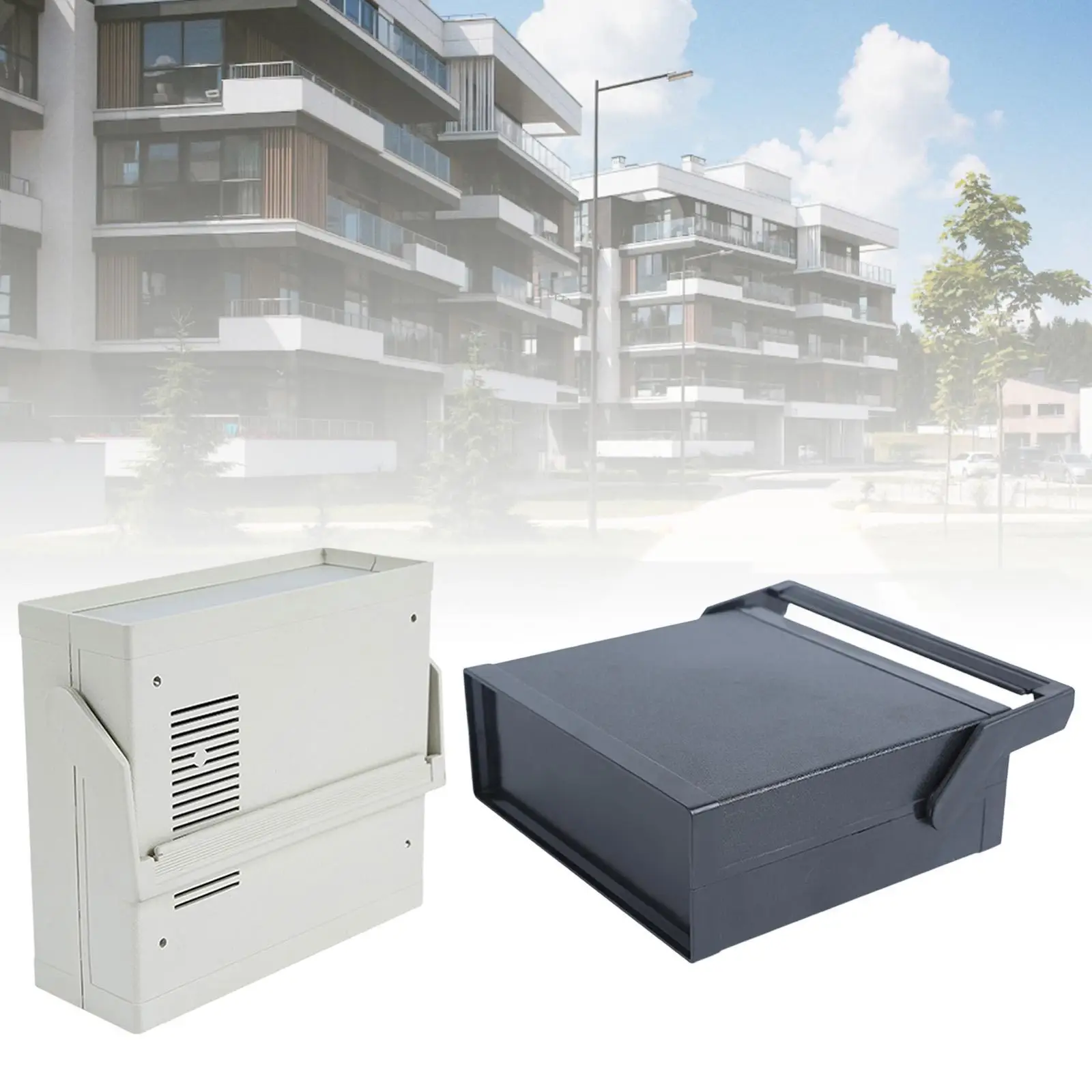 

Power Distribution Box Utility Protect Easy Installation with Hnadle Shopping Mall Electronics Buckle Junction Container