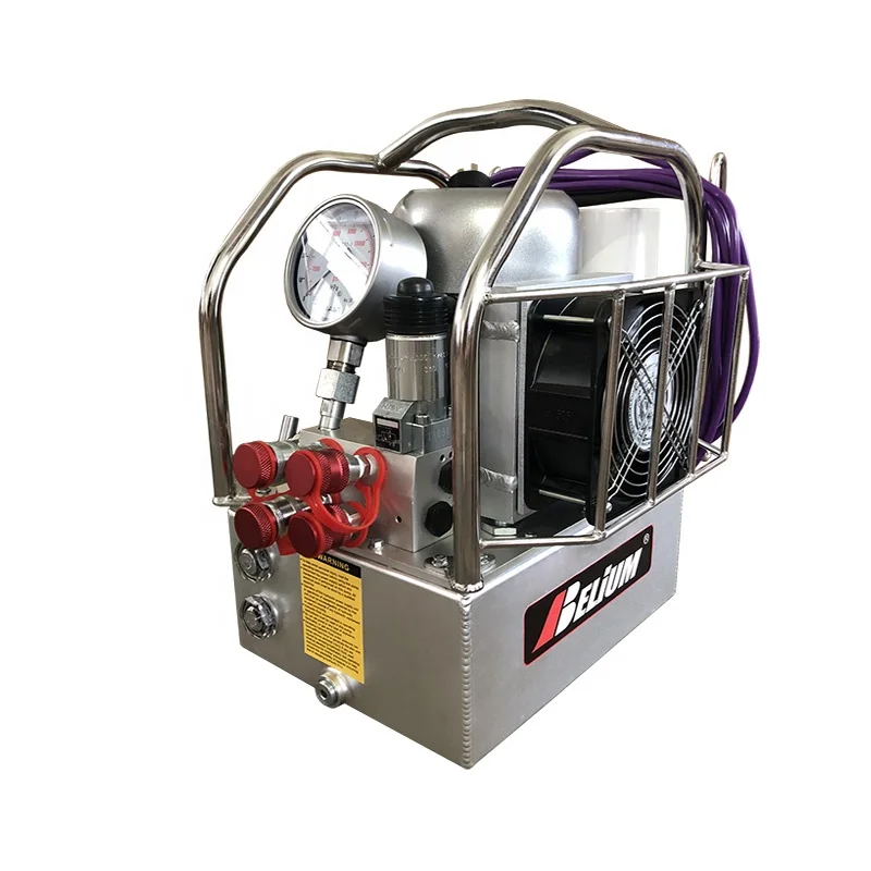 700 Bar /10000 Psi BETW-200 Motor Driven High Flow Electric Oil Pump For Hydraulic Torque Wrench