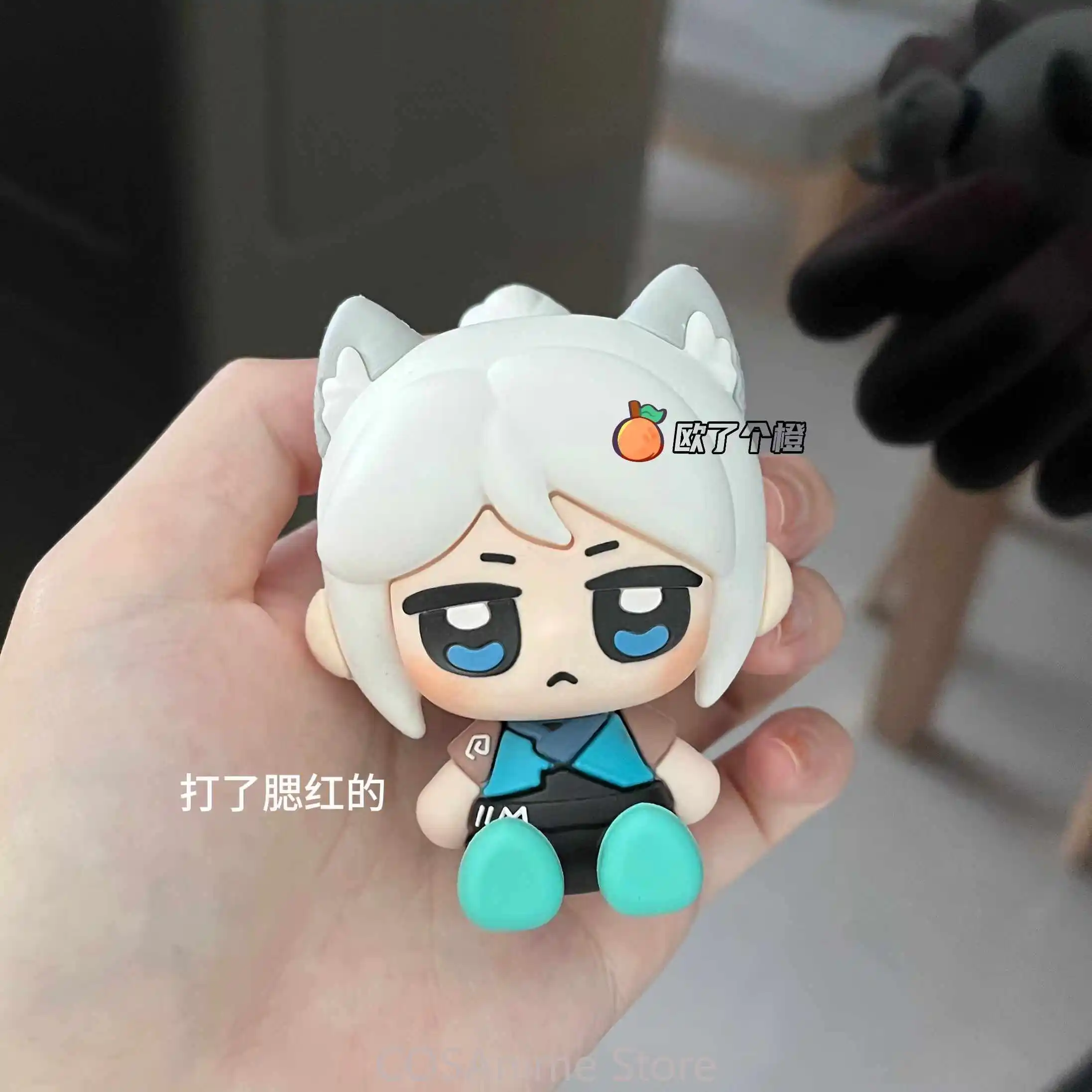 

Valorant Jett 7cm Game Cute Mini PVC Cartoon Figures Desktop Ornament Stand Collection Xmas Halloween Gift