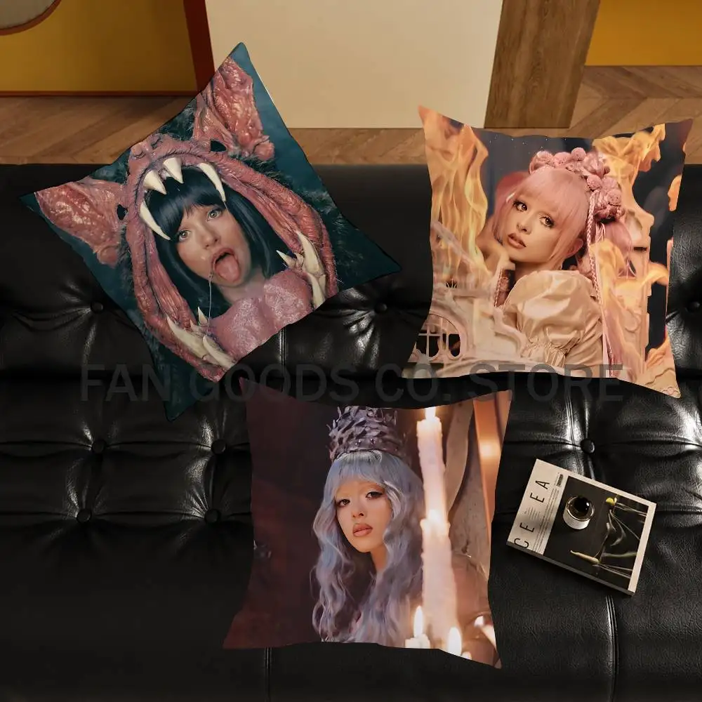 HADES SACRIFICE Melanie Martinez Reflective Pillow Case For Sofa Decor Office Room Printing Cushion Cover Decorations Protector