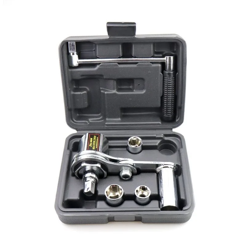 Set of labor-saving wrench sleeve set, household tire removal screw tool