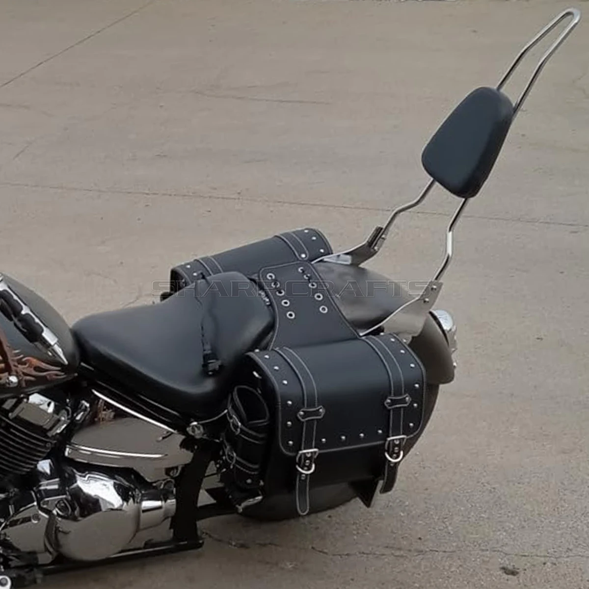 Motorcycle Backrest Sissy Bar For Yamaha Custom V-Star XVS400 XVS650 Dragstar DS400 DS650 XVS DS 650 1996-2017 Spike Bow Back