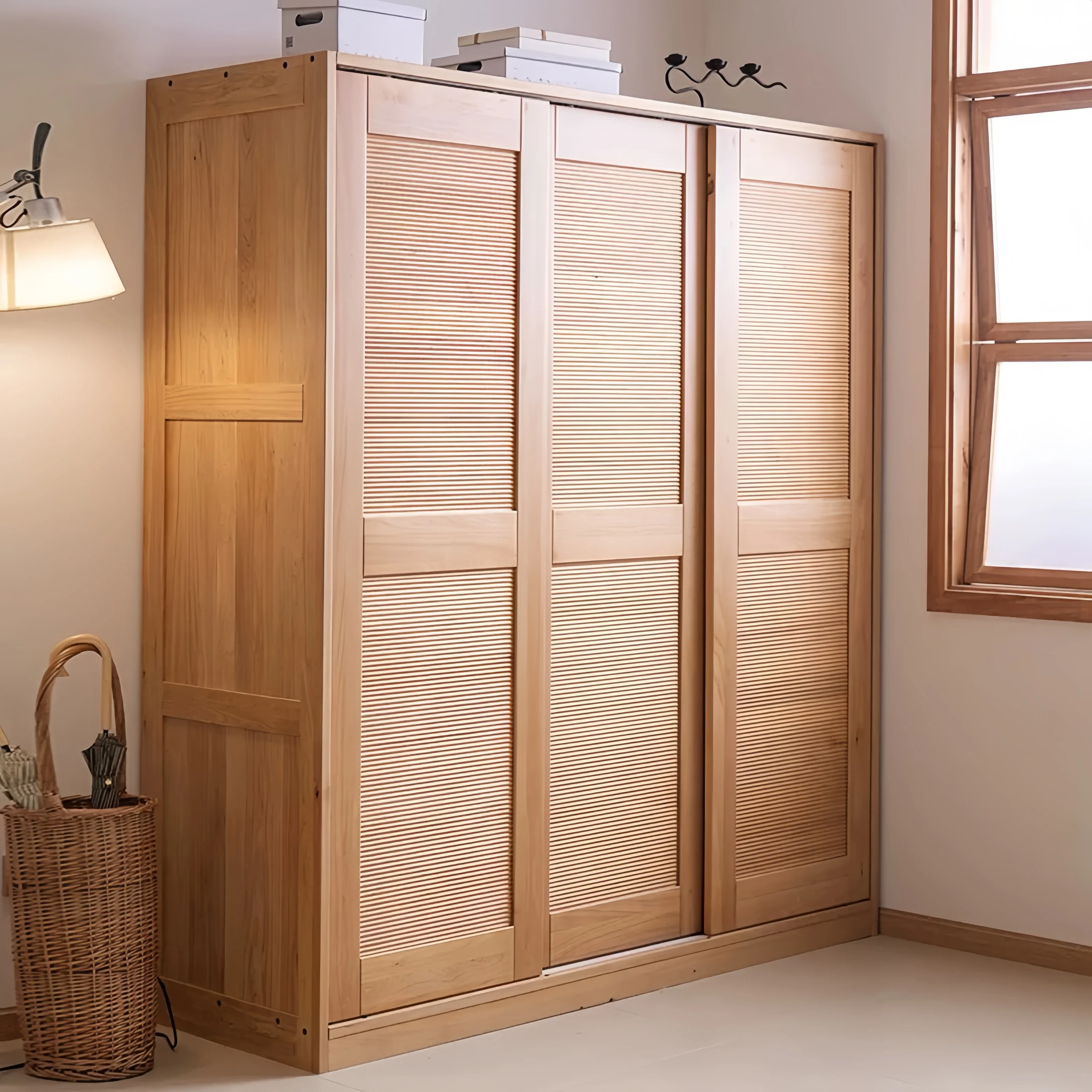 

Шкаф-купе из массива дерева для дома, спальни, для хранения вещей