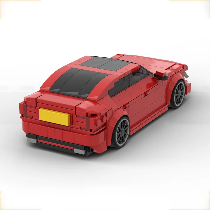 スピードレーシングカーモデル MOC ビルディングレンガ S60 T8 高性能セダン モジュラーテクノロジー 子供のホリデーギフト 組み立ておもちゃ