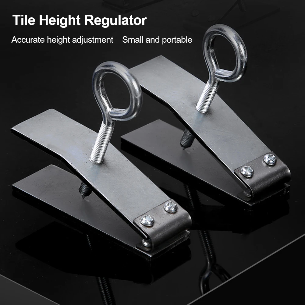 Tile Height Regulator Adjustable 1-5.5cm Wall Ceramic Tile Locator 250KG Support Galvanized Steel Tile Lifter Leveling Device