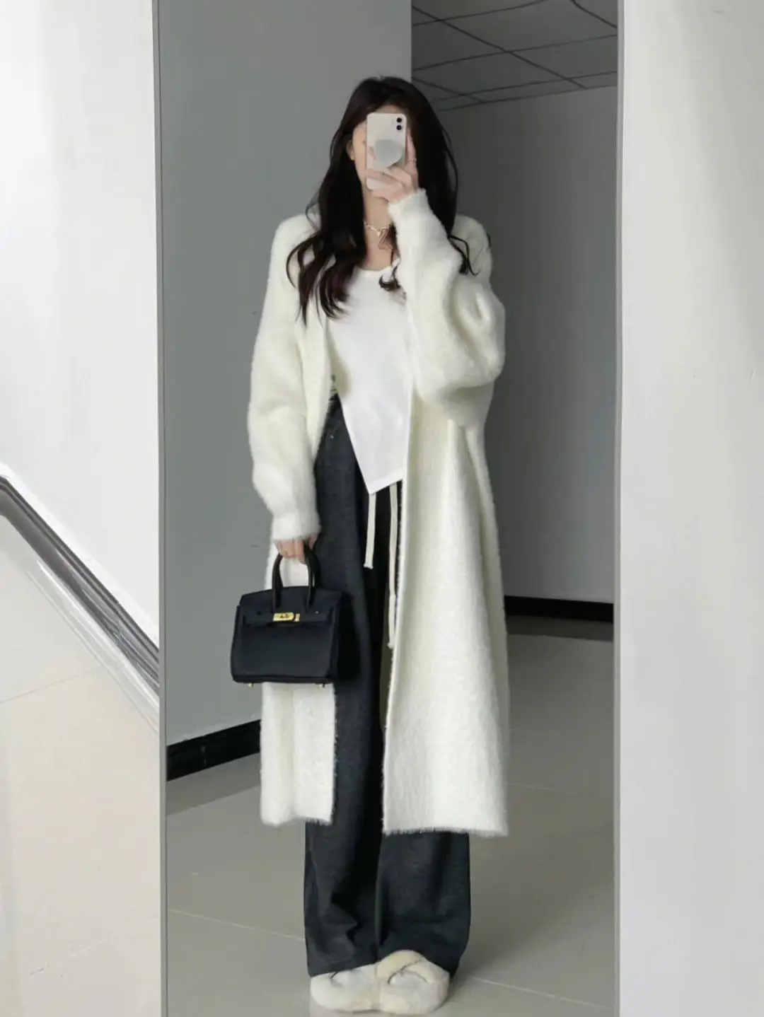 

Женские удлиненные кардиганы с капюшоном на весну, на пуговицах, мягкие, универсальные, полуоткрытые, во французском стиле, с изысканным декорированным краем, вязаные, модные, приталенные