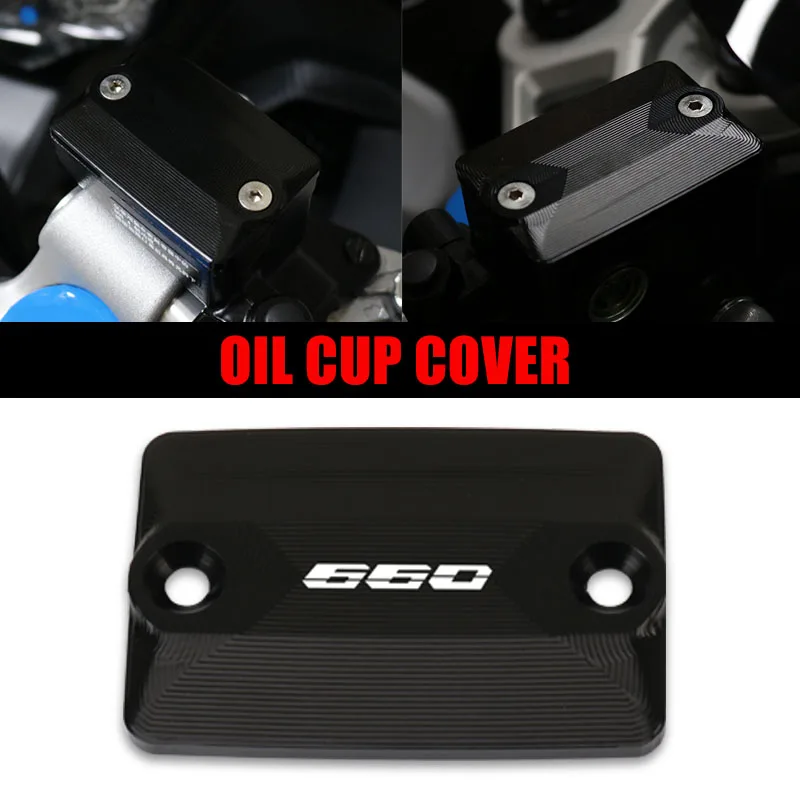 

Motorcycle Front Brake Fluid Reservoir Oil Cup Cap Master Cylinder Cover For Daytona 660 For Trident 660 For Tiger Sport 660