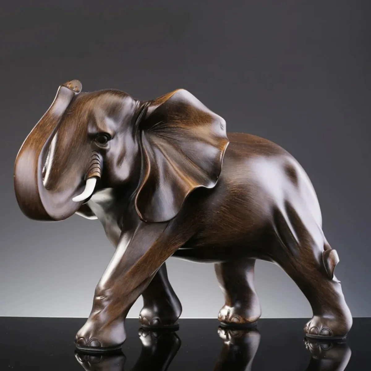 Resin Elephant Handmade Crafts Decoration Home Living Room Office Animal Statue High Quality Ornaments Gift Sculpture Deco